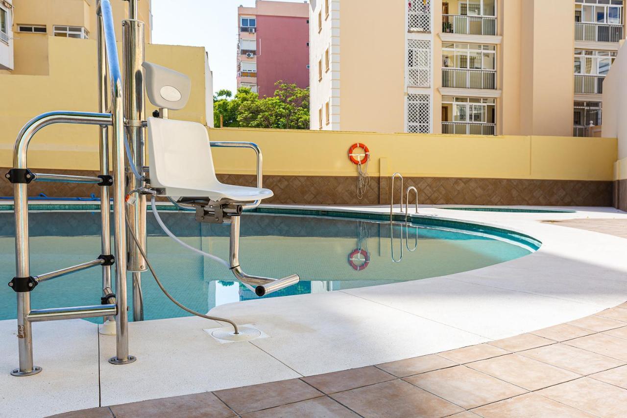 Ver853 - Estudio Con Terraza Vistas Al Mar, Piscina, Playa, Centro トレモリノス エクステリア 写真